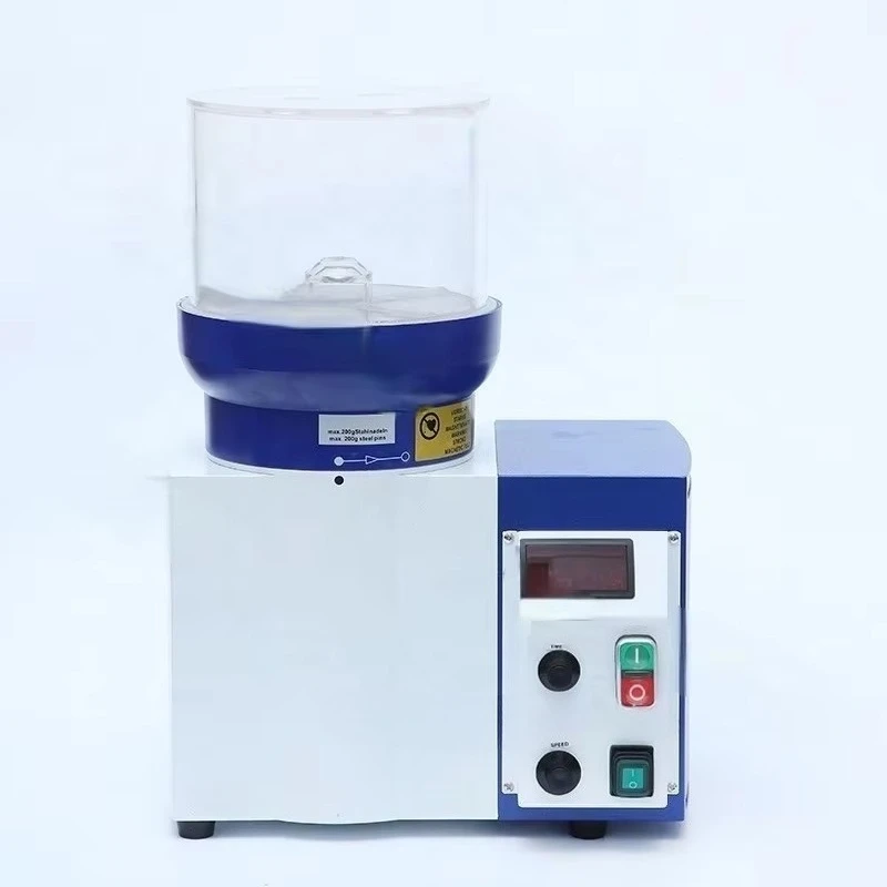 

2026 Горячая продажа 3-в-1 машина для влажной и сухой магнитной полировки двойного назначения для полировки и отделки ювелирных изделий