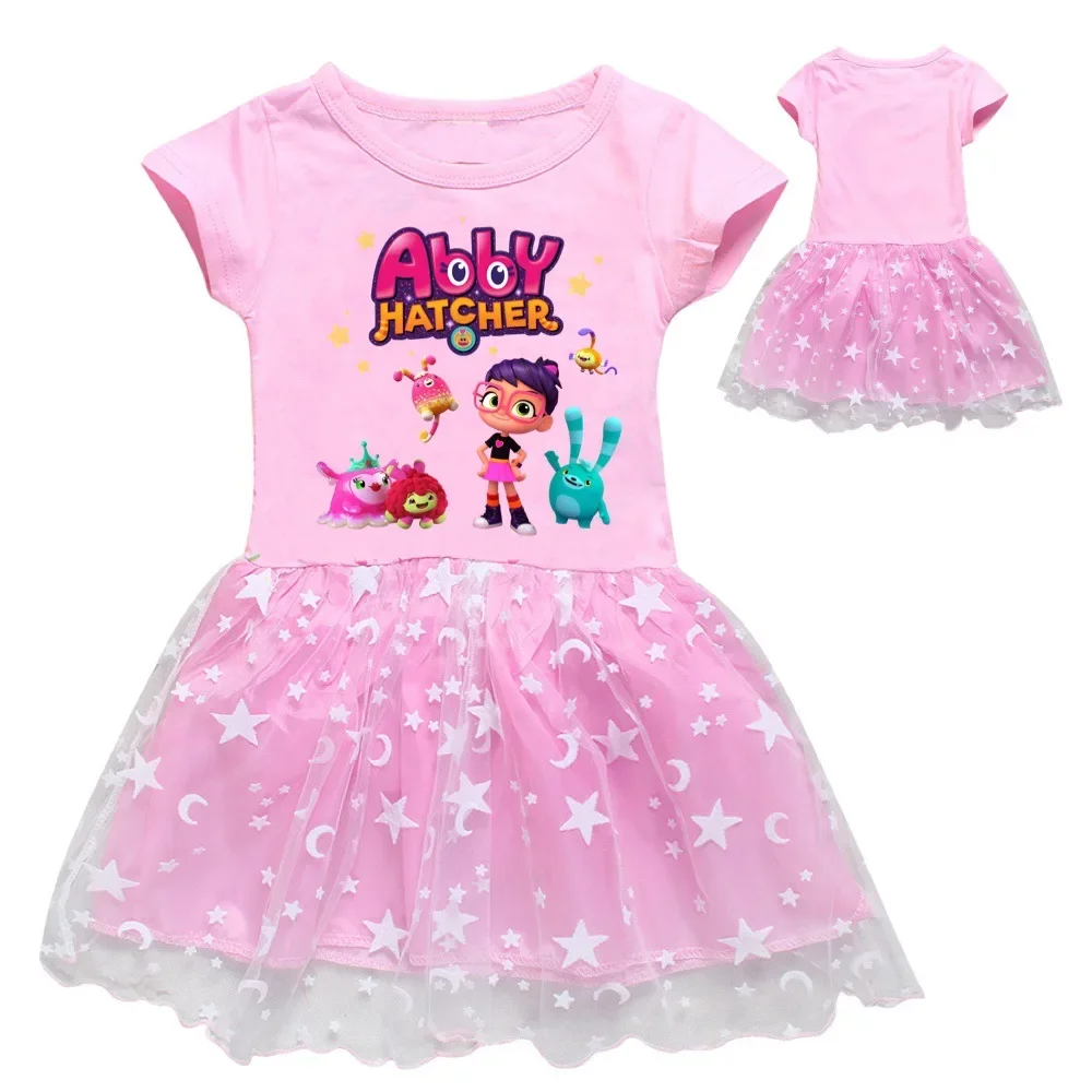 Abby Hatcher Meisjes Kleding 20224 Nieuwe 3d Jurken Verschillende Stijlen Van Jurken Zomerjurk Baby Girl Clothse Kids Jurk Voor Meisjes