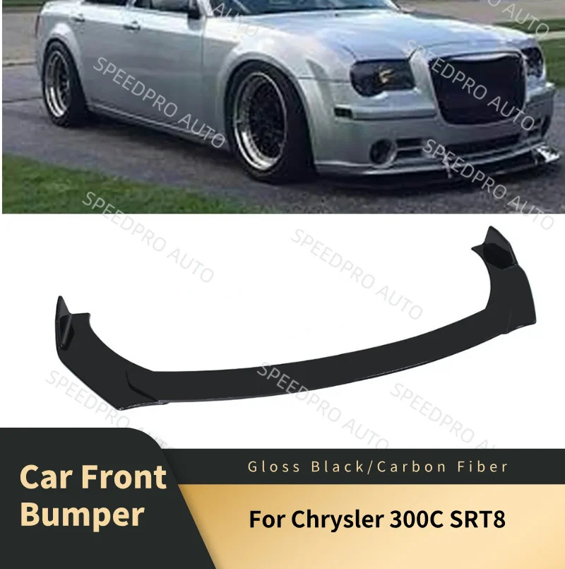 

Front Bumper Lip Splitter Spoiler For Chrysler 300C SRT8 Car Diffuser Spoiler Lower Bumper Body Trim Scratch Protector