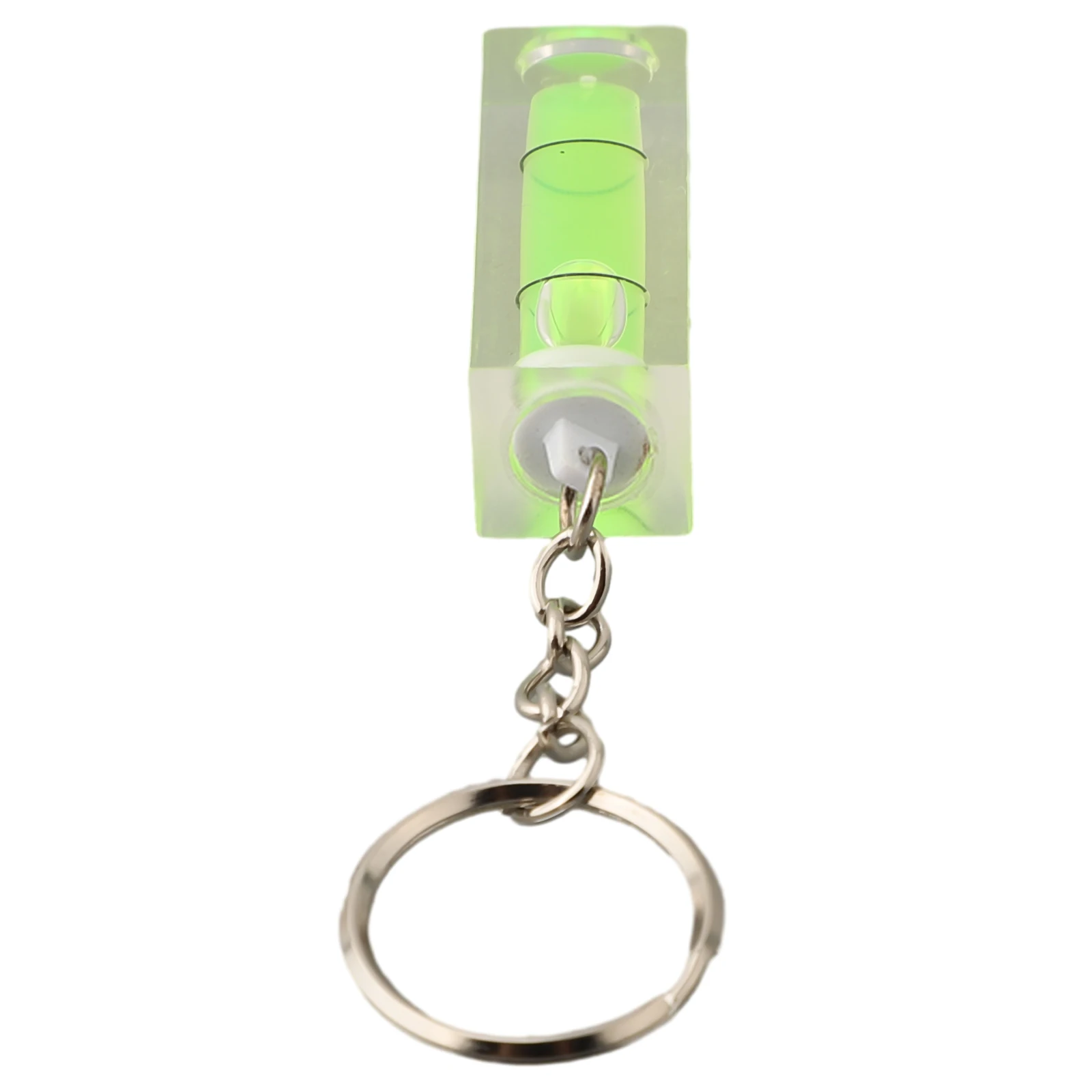 1PC Square Level Green BullseyeLevel Horizontal  Inclinometer Measuring Tool Mini Key Ring PTZ T-type Level