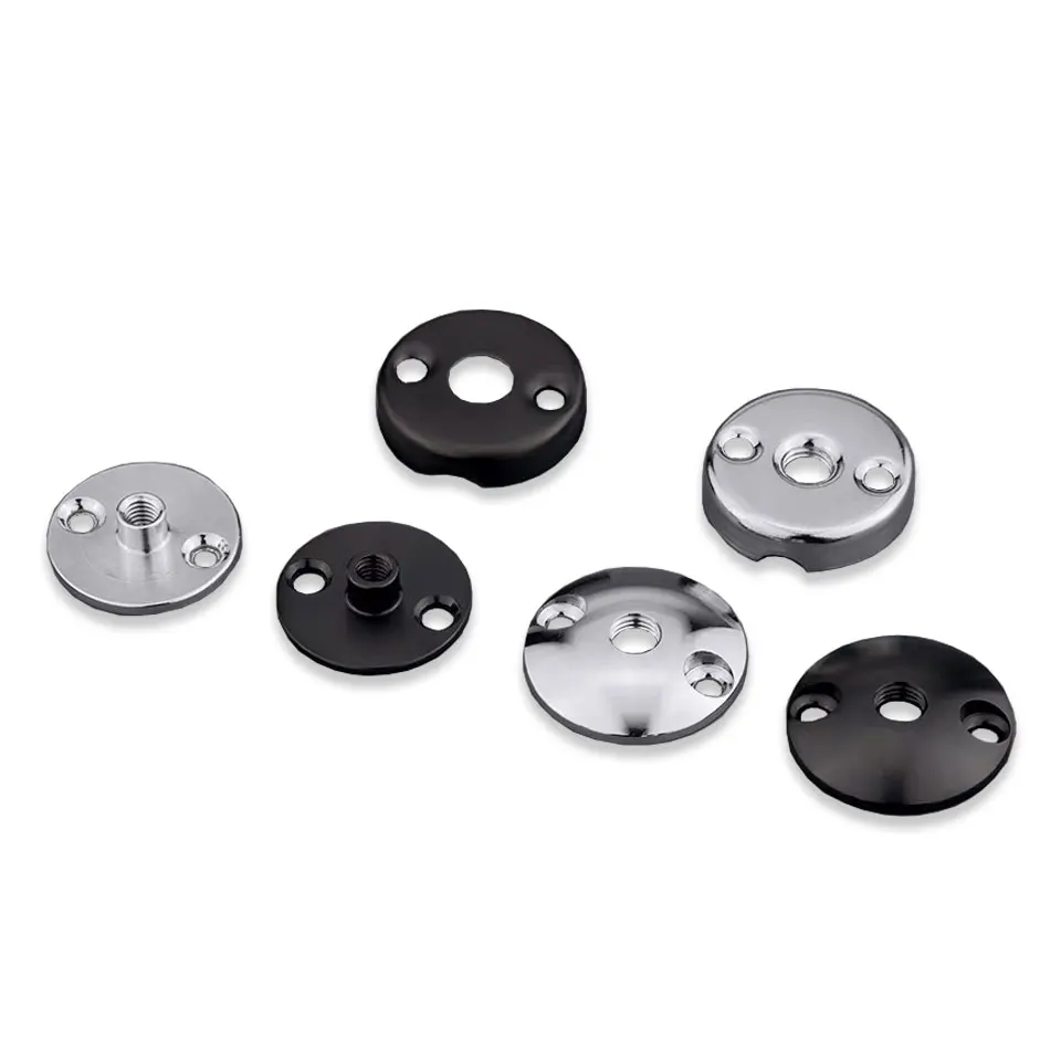 M10 M8 M6 Iron Plate Galvanized Base Cabinet Lamp Fixing Plate With Screw Mouth Hanging Plate Bracket Bottom Bracket