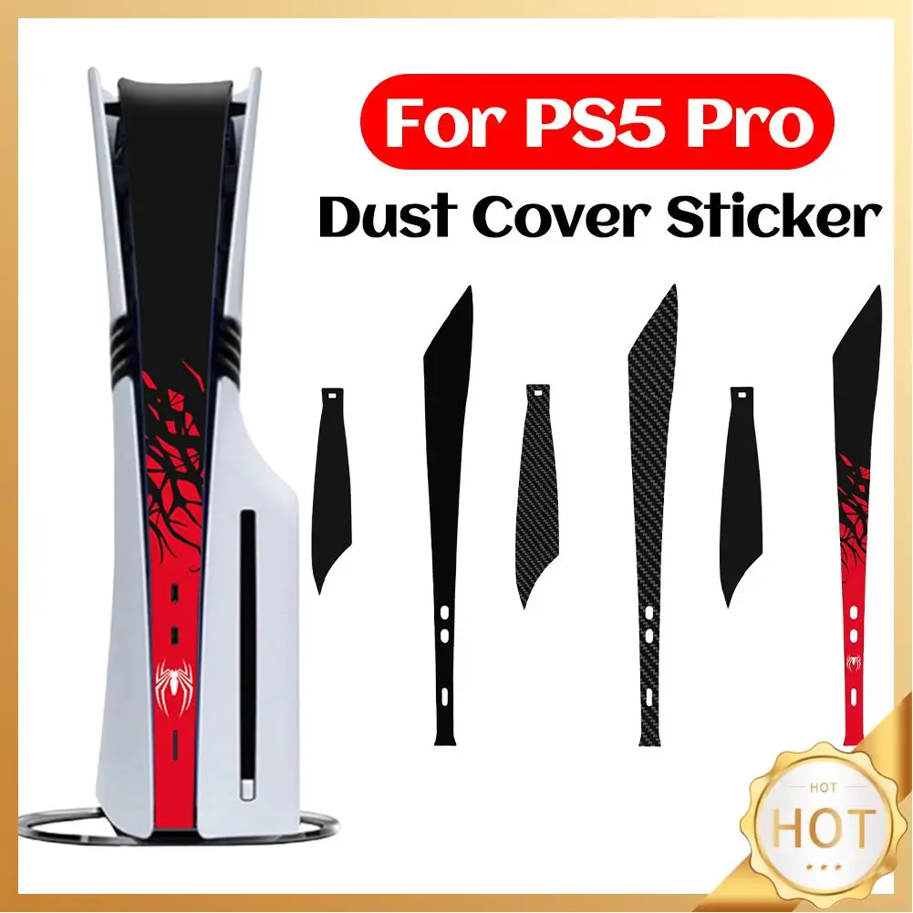 PCV 비닐 보호 스킨 스티커 테마 먼지 커버, PS5 프로 콘솔 스크래치 방지 보호 스티커, 비닐 스티커 데칼 스킨