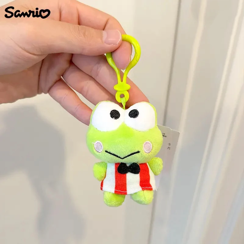 ของแท้ซานริโอ เปลูเช่ เฮลโล คิตตี้ คุโรมิ เมโลดี้ ซินนามอนโรลตุ๊กตาของเล่นจี้ของเล่นพวงกุญแจอะนิเมะพวงกุญแจของขวัญวันเกิด