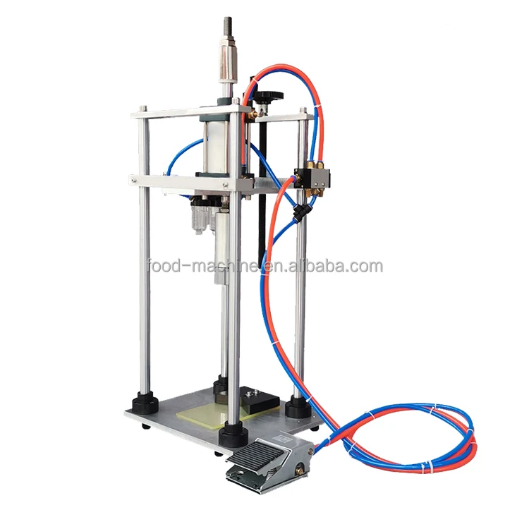آلة تغطية زجاجات البيرة شبه الأوتوماتيكية الهوائية #3