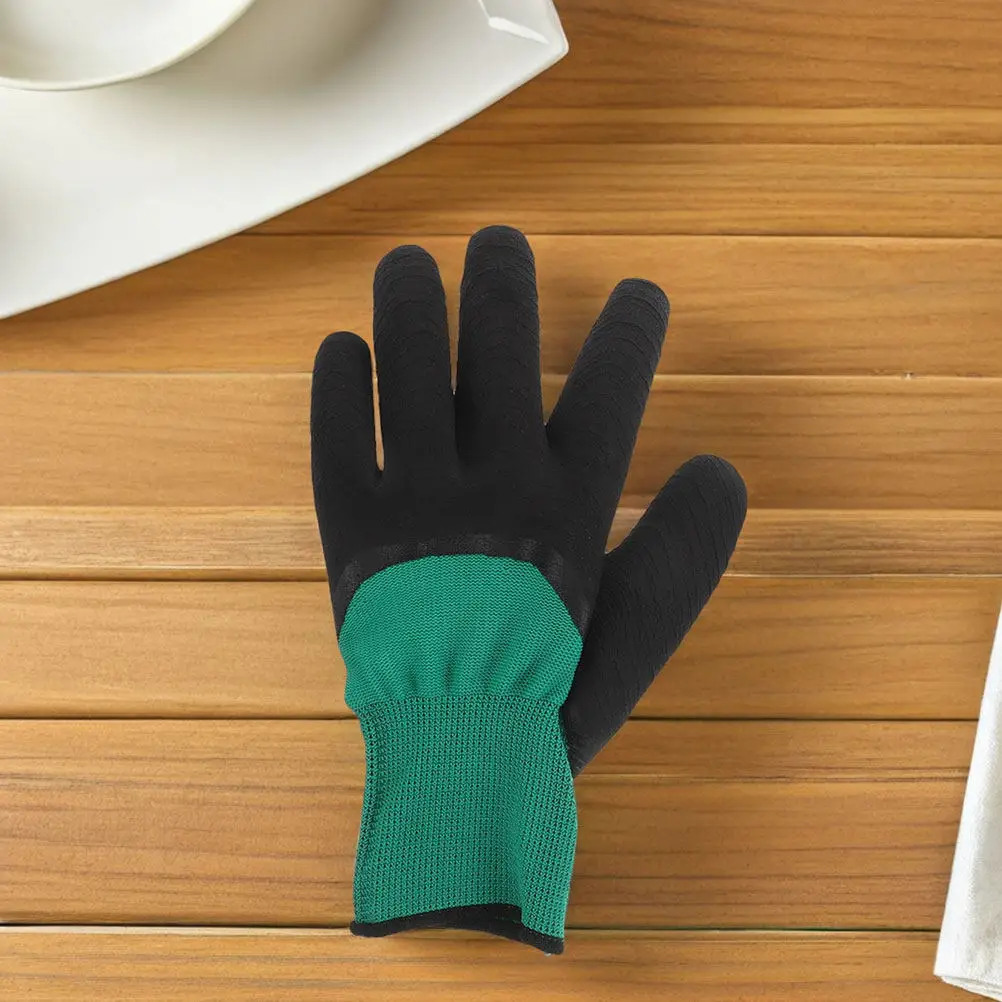 5Pairs Animal Handling Gloves Small Pet Breathable Flexible Five-Finger Design Reusable Easy Clean Anti Scratch Bite