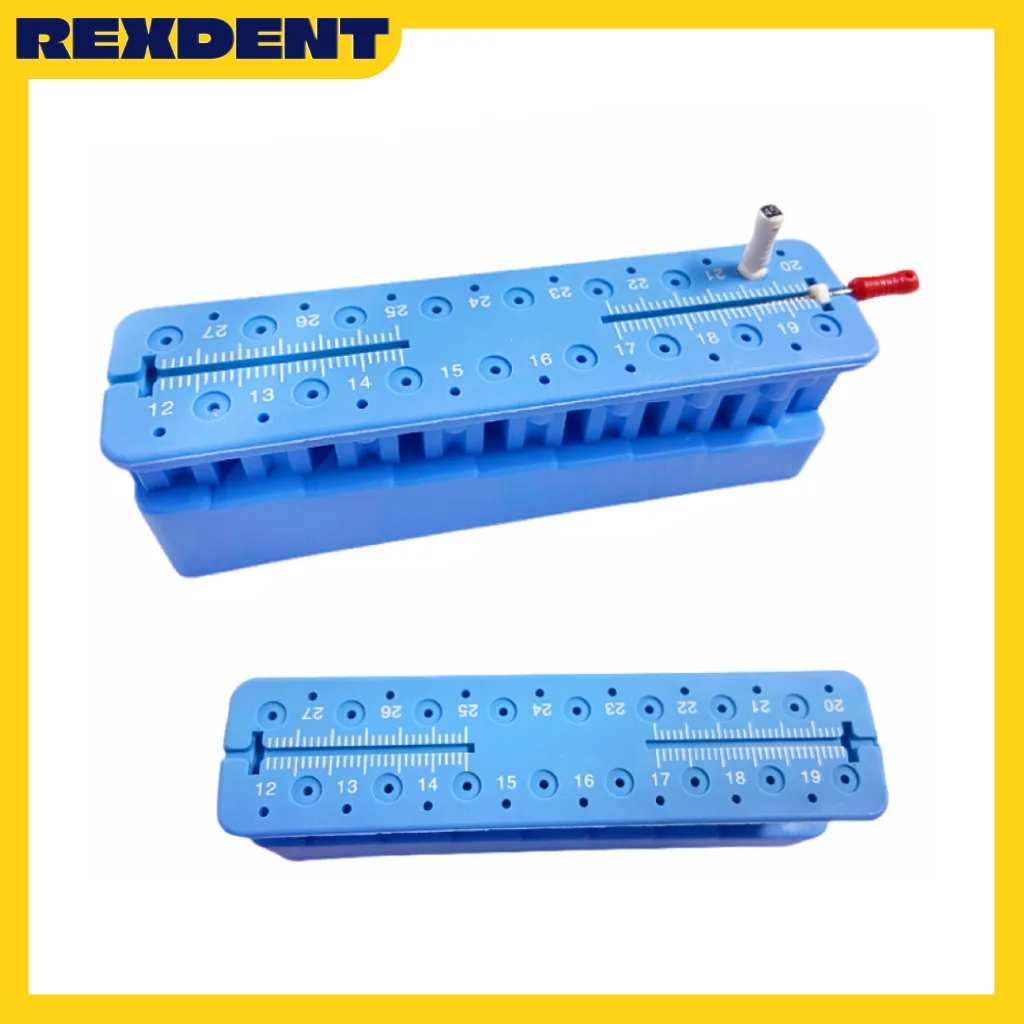 

Dental Endo Files Measuring Block with Ruler Endodontic Instrument Autoclavable Block Dentist Instrument Holder Dental Tools