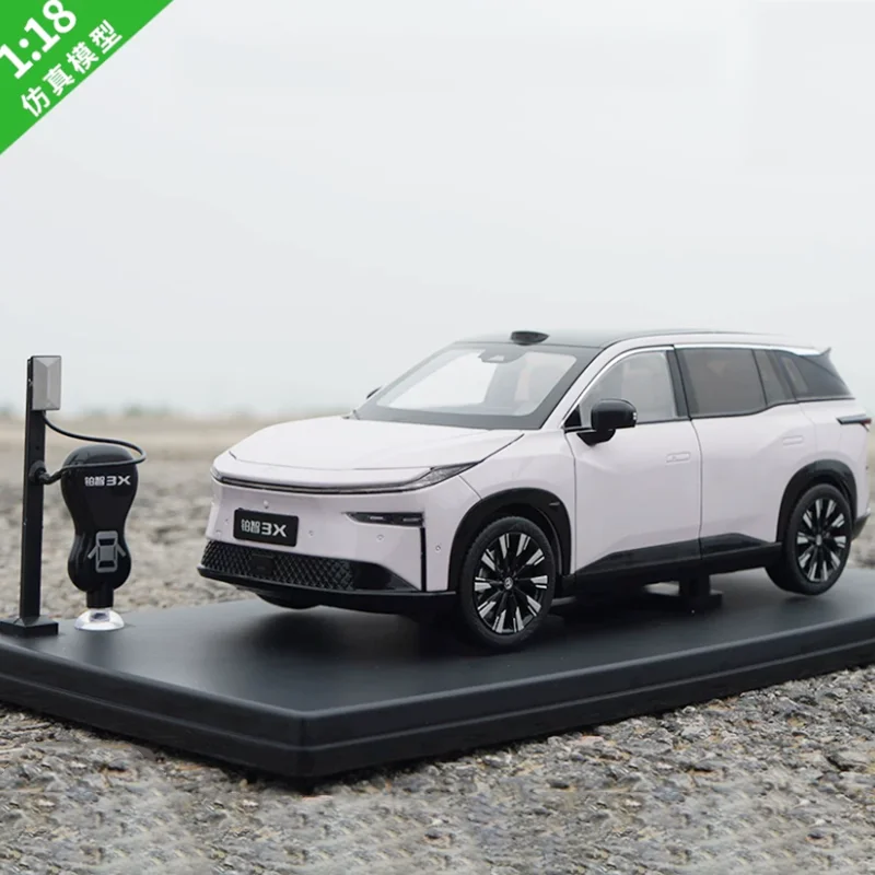 Diecast 1:18 Scale BZ3X New Energy Alloy Simulation Car Model Adult Classic Collection Decoration Gift Static Display