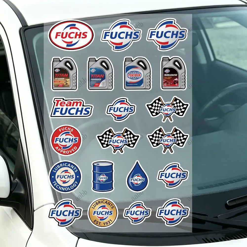 F-FU C-CHS Motorcycle Sticker Set Reflective Decals For Helmet Fuel Tank Fairing Body Custom Bike Graphics Kit