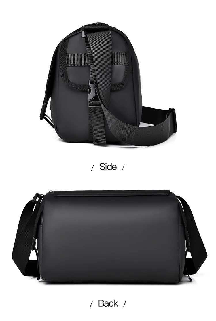 Men's Crossbody Bag Made of PU Fabric, Trendy and Fashionable, Shoulder Bag, Casual and Large Capacity Workwear Style Mens Bag