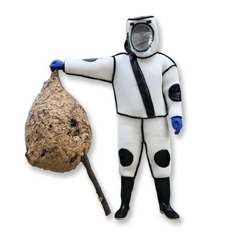1 set of wasp/bee feeding suit removable cap bee/wasp protective safety equipment supplies