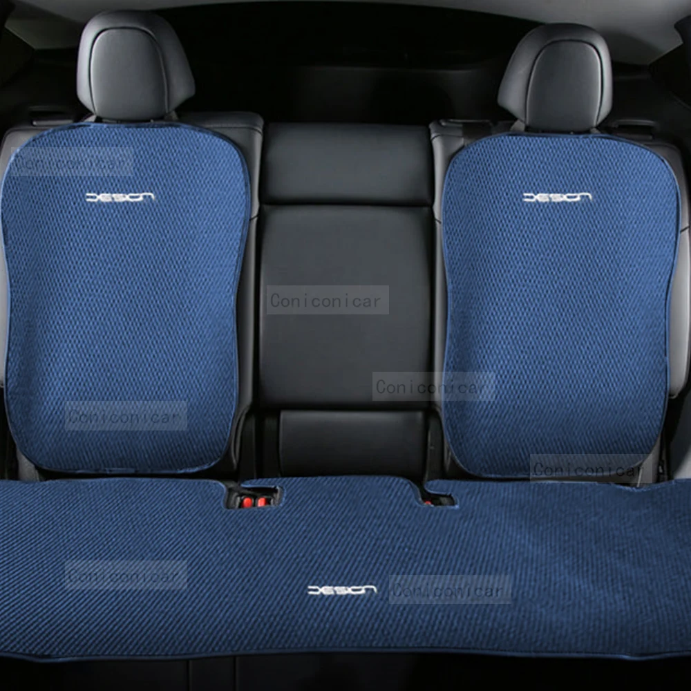 For BYD SONG Plus EV DM-i Champion Version Four Seasons Car Seat Cover Breathable Ice Silk Car Seat Cushion Protector Pad Front