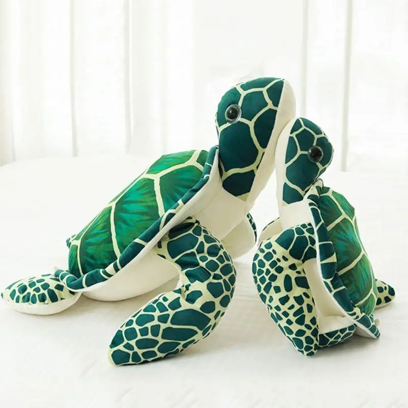 95ae Big Sea per Tartle Plush Tortoise per bambolo cuscino morbido PP in cotone cuscinetto cuscinetto per animali per