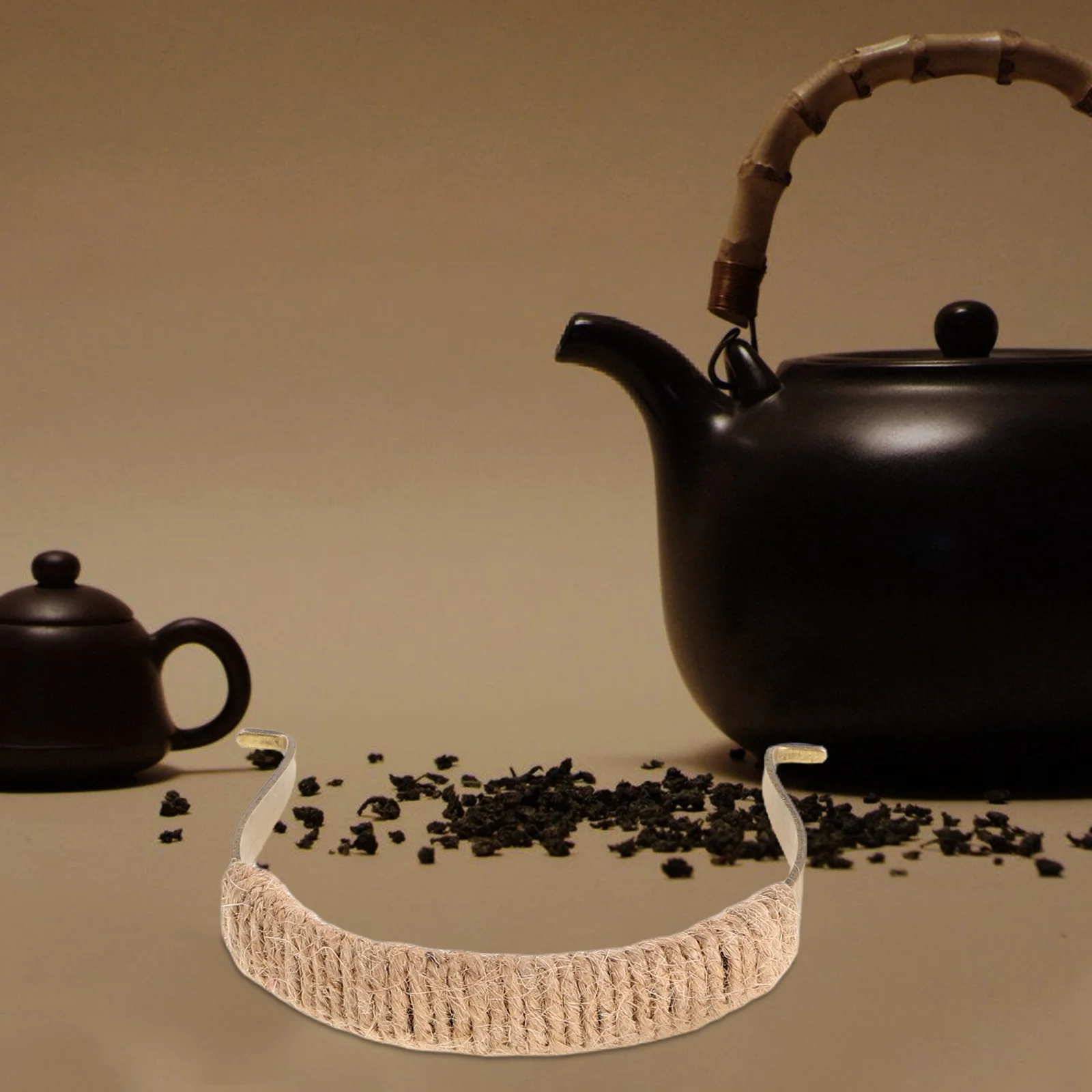 

2pcs Handle Vintage Style Ceramic Pottery Kettle Replacement Grip Metal Teapot Grip Handle Metal Stovetop Coffee