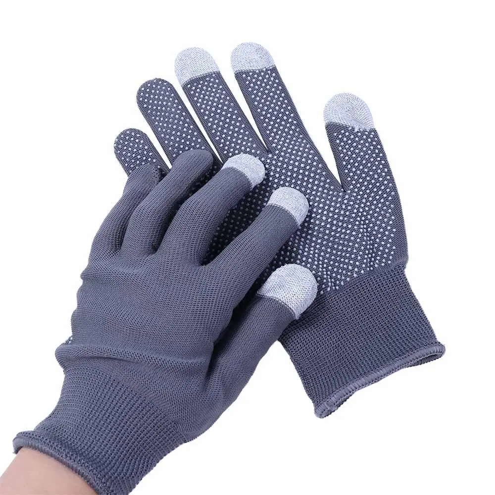 تسلق الجبال يندبروف في الهواء الطلق الدراجات بلون قفازات شاشة لمس المضادة للانزلاق القفازات قفازات كاملة الأصابع الرجال قفازات النايلون