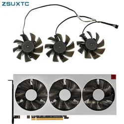 DIY 75MM FD8015H12S 12V 0.32A replace For Amd Xfx RX Radeon VII Graphics Video Card Cooler Fan