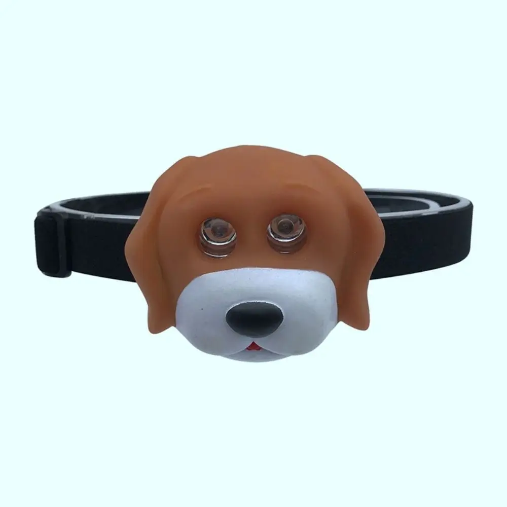 Gift Cartoon Animal Headlamp Cute Brightest Headlight Lightweight Elastic Headband Light Fishing