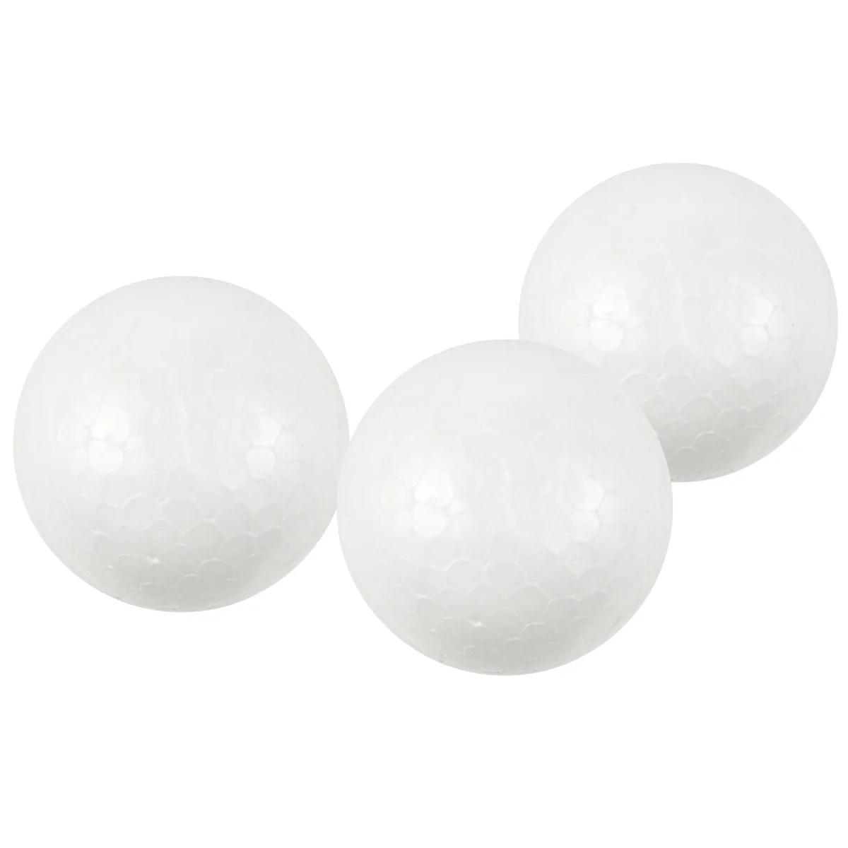 ONCE 40 X Modelling Craft Polystyrene Foam Ball Sphere 6cm---White