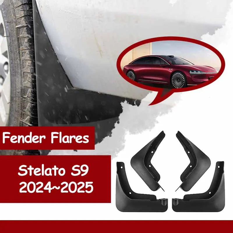 

Car Mudflaps Fender Flares for Stelato S9 2024~2025 2023 Rear Fenders Splash Guard Wheel Protecti Mud Flap parts Accessorie.