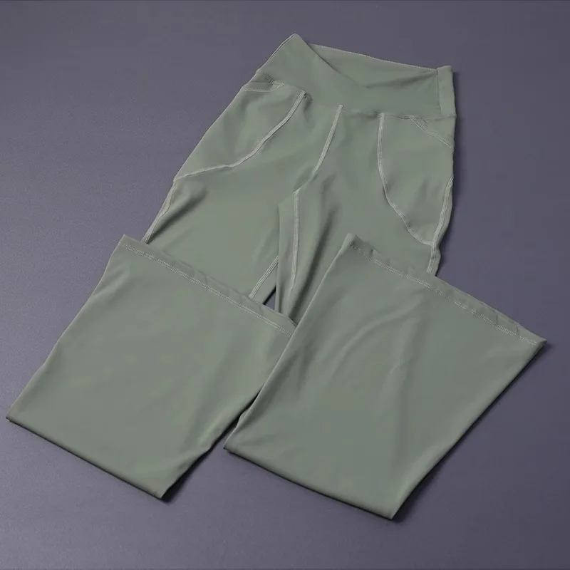Flattering Bootcut Yoga Pants Women: High Waisted Tummy Control & Booty Lift - Quick Dry Wide Leg Workout Running Capris
