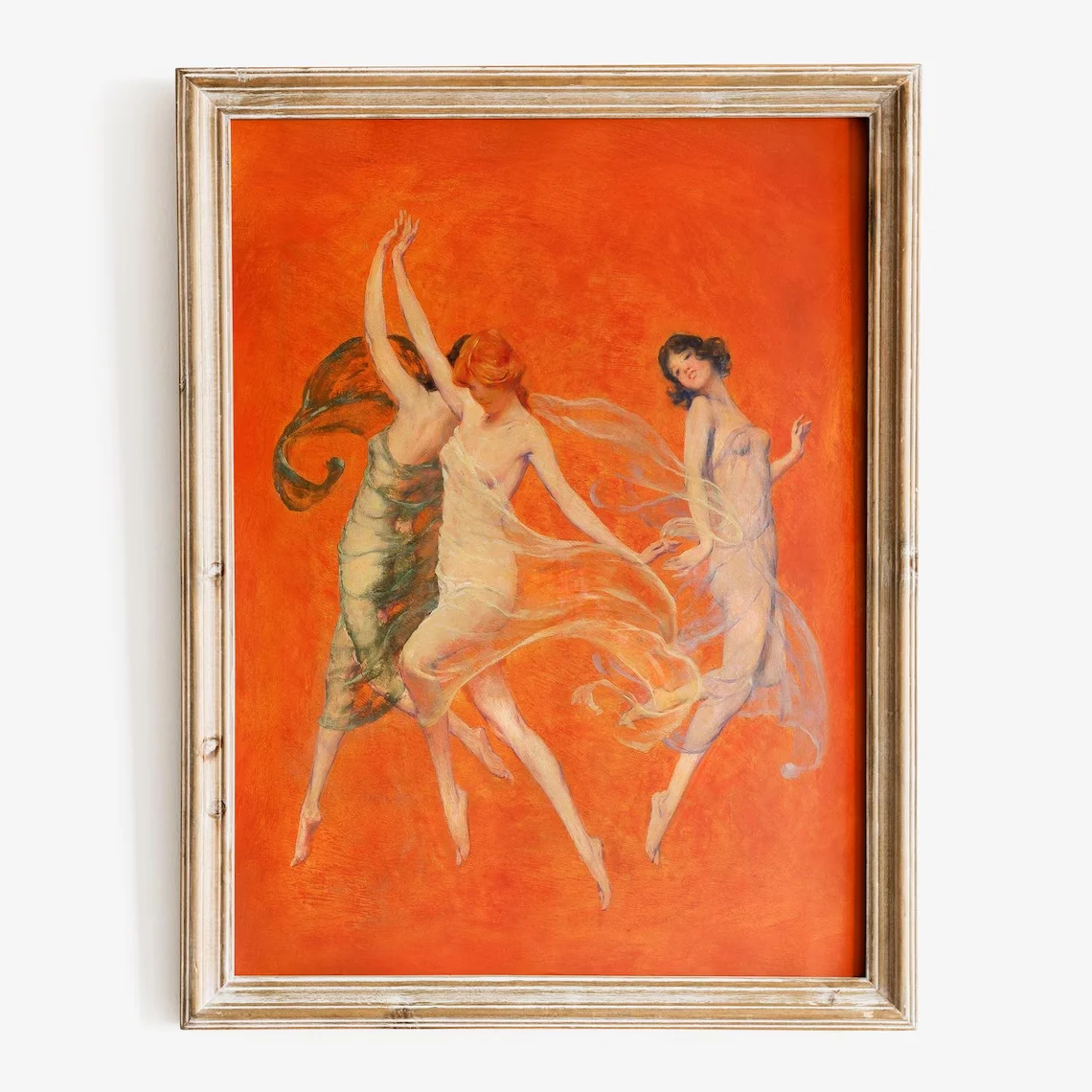 Warren B. Davis – Kunstdruck „Tanz der drei Musen“, Kunstdruck in Museumsqualität