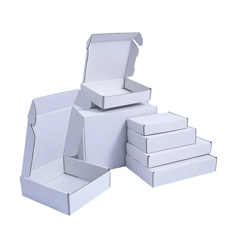 10/30 Stück extra harte weiße/braune Kartonverpackungen in verschiedenen Größen für Hochzeiten, Partys, kleine Geschenke, Schokolade, Süßigkeiten, Event-Geschenkboxen