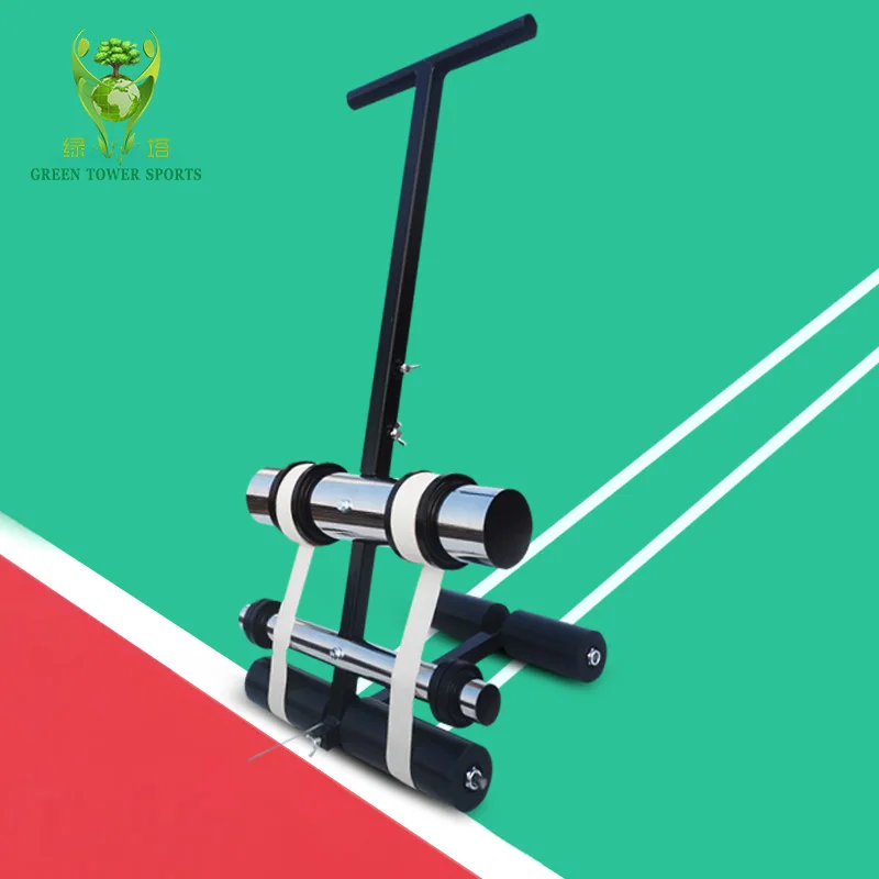 Green Tower Manual Court Tape Pasting Marking Machine Hot Sale Sports Court Equipment Hand Tools for Turning Floor Line
