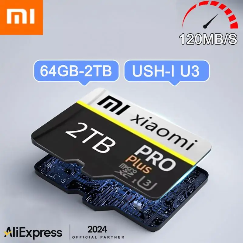 Xiaomi 2TB Memory Card A1 V30 SD Memory Card High Speed Camera Flash TF Card 16GB 512GB Expanded Data Storage for Android