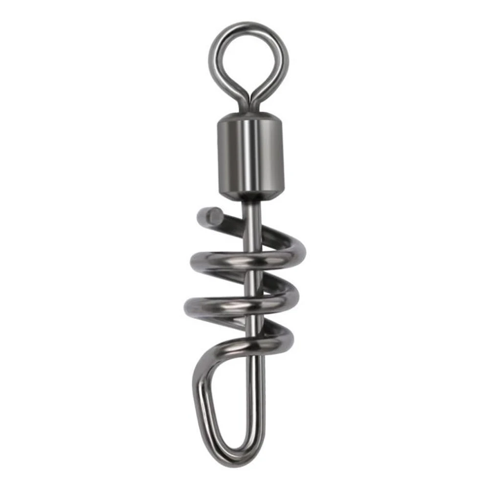 20 stücke Köder Pin Duo Lock Link Schnell Ändern Angeln Crankbait Clips Schnelle Snap Angeln Locken Stecker Edelstahl Barrel Wirbel Lu