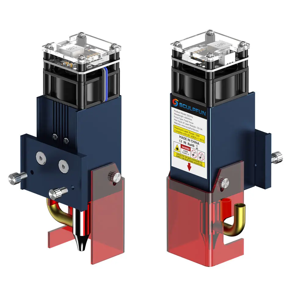 

SCULPFUN S30 Pro 10w Diode Interchangeable Lens Laser Module Wood Laser Engraving Cutting Machine Module Laser Head