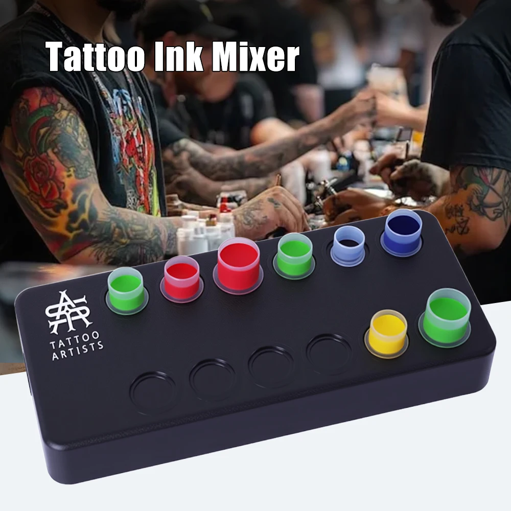 

Магнитная мешалка для пигментов для татуировки - Профессиональный смеситель чернил для макияжа - Вихревой миксер для татуировки для принадлежностей для боди-арта