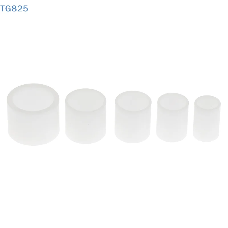 【AN】5-Sizes/set Grinding Wheel Arbor Bushing Adapter Kit 32-25-22-19-16-12.7mm For 250/150mm Bench Grinder Plastic Reducer Ring