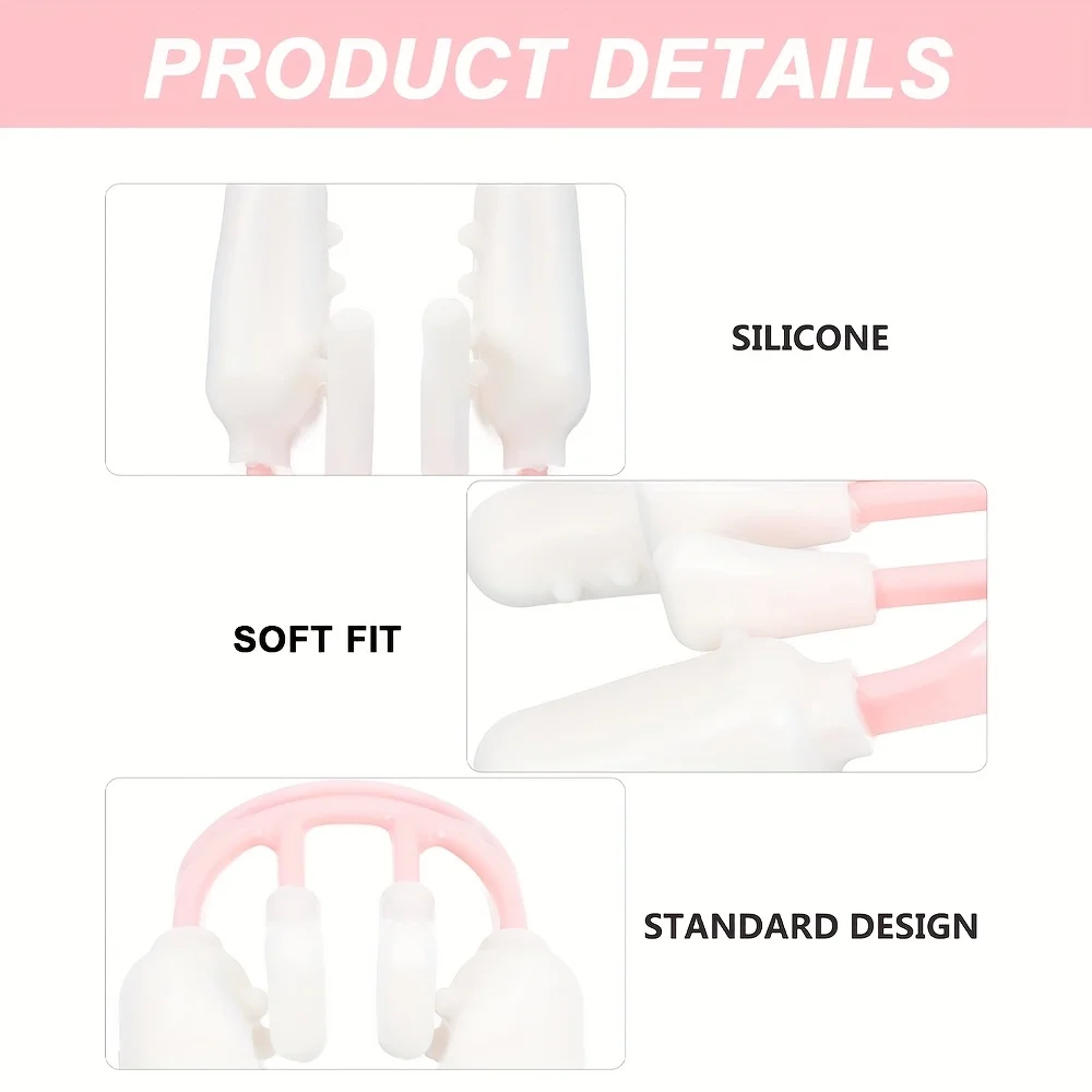 Pince-nez en Silicone réutilisable, doux et confortable, outil de beauté du nez quotidien pour hommes et femmes, accessoire de soins du visage Portable, cadeau à usage domestique