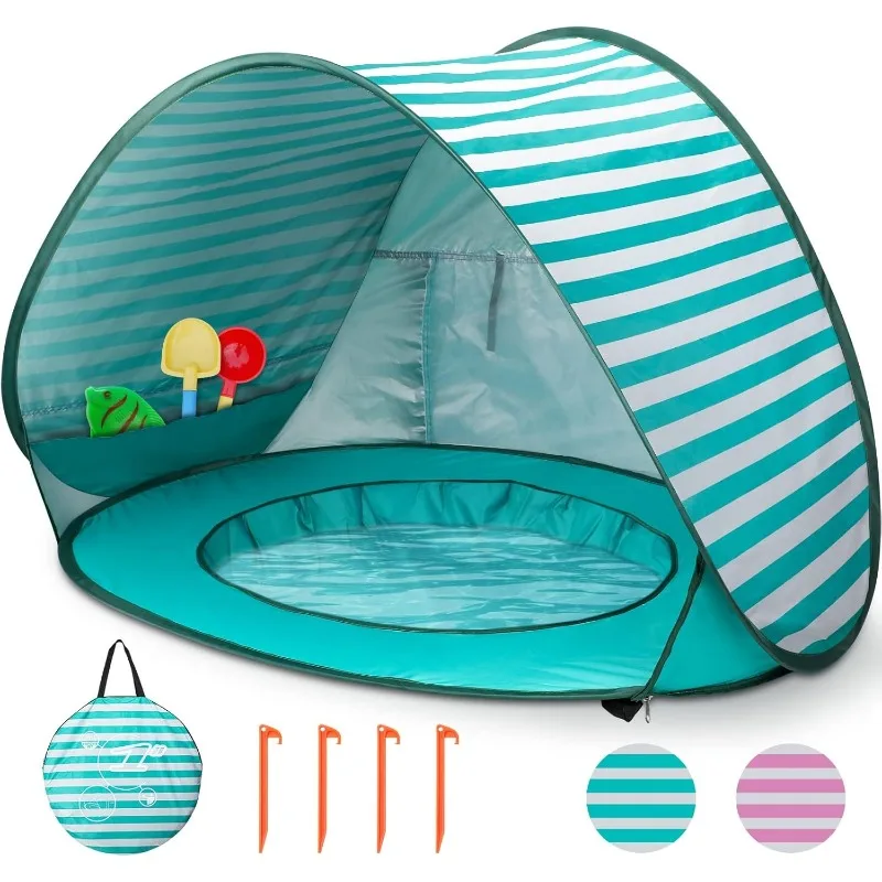 Pop Up Baby Beach Tent Shade Pool Portable UV Protection Sun