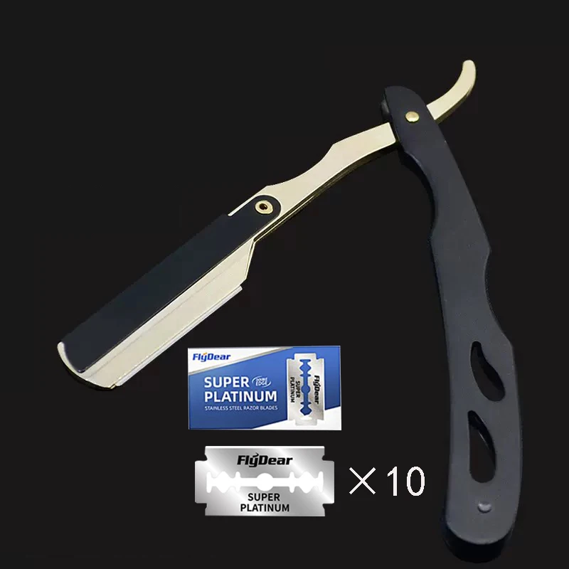 

High-End Men's Shaver Straight Edge Barber Razors Set Manual Beard Shaving Care with Wiping Cloth Repair Brush Grinding Stones