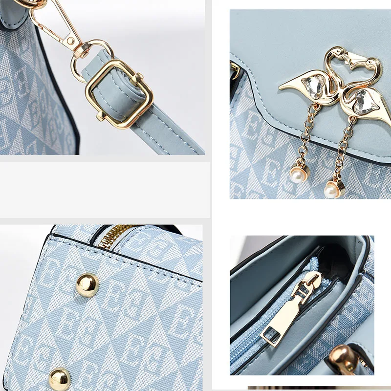 حقيبة نسائية حقيبة كتف نسائية حقيبة يد لعام 2026 حقيبة يد فاخرة مصممة من الجلد حقائب يد نسائية حقيبة كروس عصرية #6