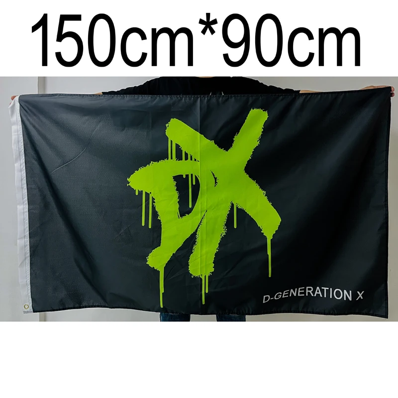 

D Generation X DX Stone Cold Steve Austin 3 16 Logo Flag Win Craft 3x5 Feet Single Sided 150cm x 90cm