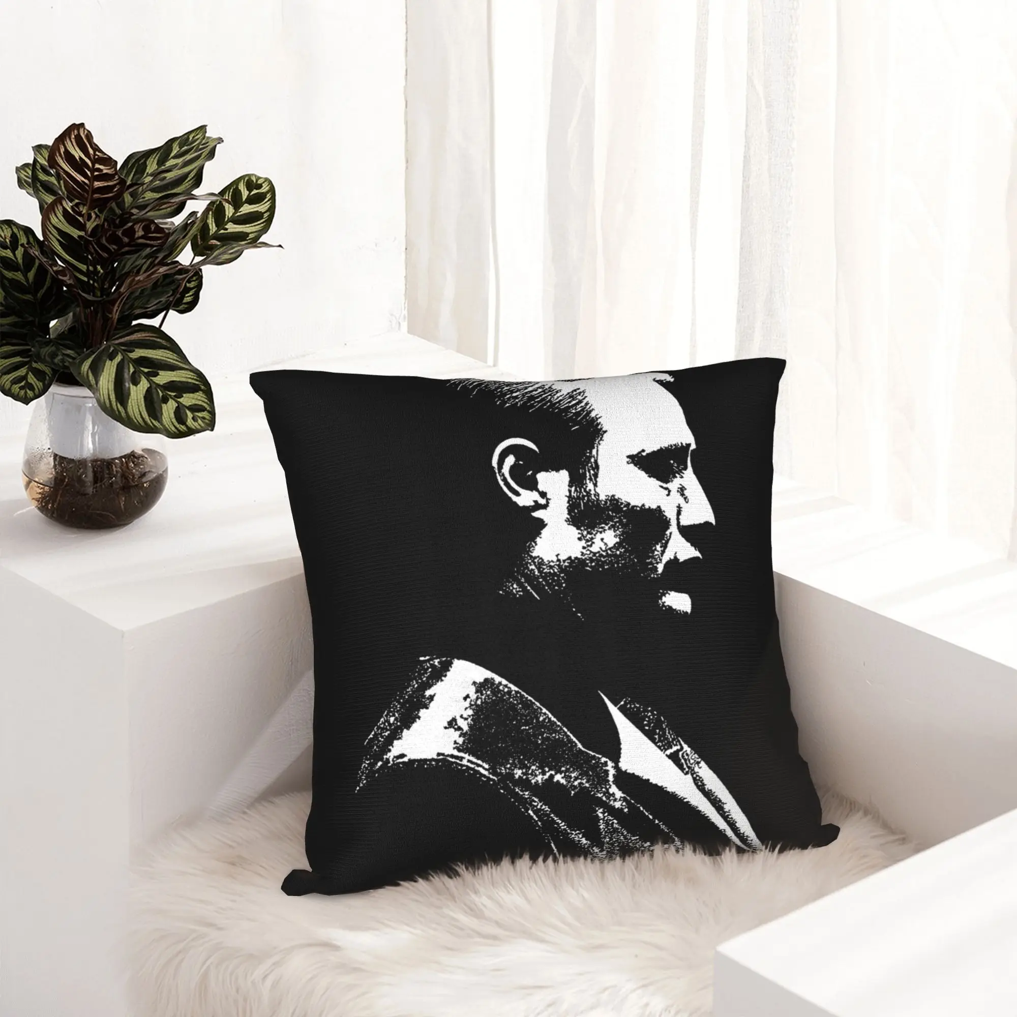 Hannibal Lecter Mads Mikkelsen Pillowcase Printing Polyester Cushion Cover Decor  Pillow Case Cover Home Drop Shipping 18''