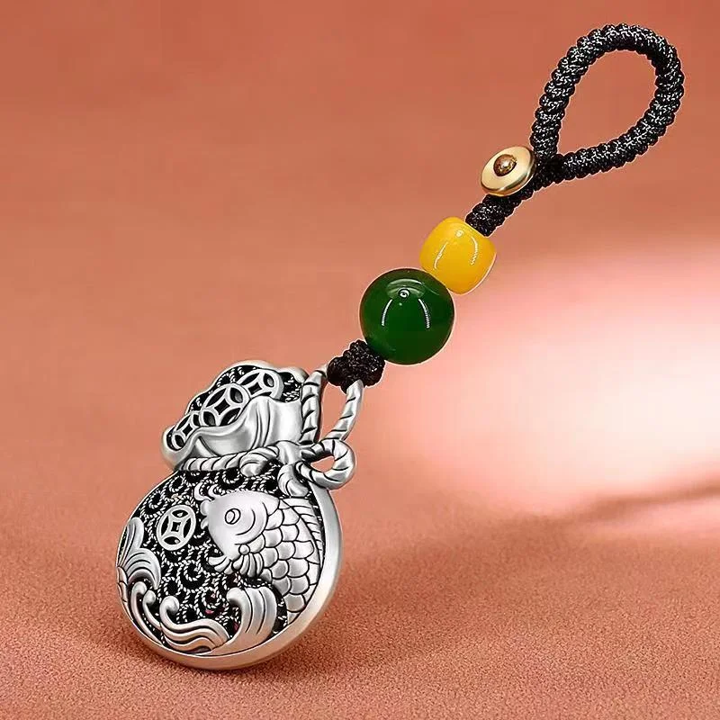 Koi Fu bag key ring pendant men's and women's personality trend upscale exquisite car key ring car interior accessories