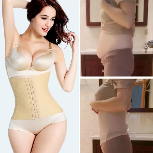 Imagen 2 del producto Faja XXXXXXS, corsé moldeador de cuerpo delgado, correa de modelado, entrenador de cintura, ropa interior correctiva para chica, cinturón de Control de barriga, recortador de Abdomen