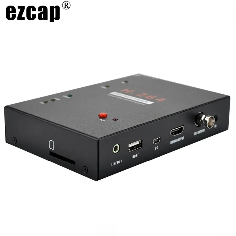 1080P HDMI SDI Audio Video Capture Card Game Recorder for PS5 XBOX Laptop PC DVD Camera Video Recording To USB Pen Drive SD Card
