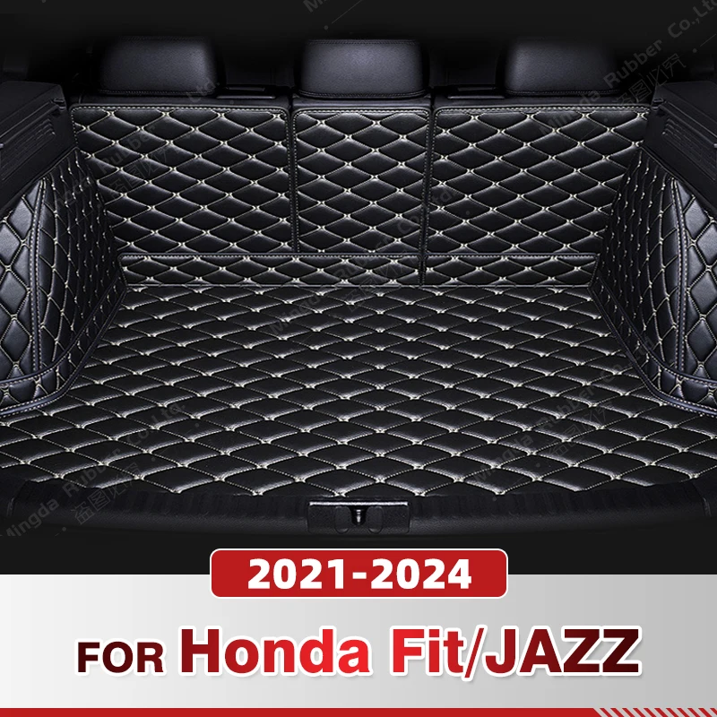 

Auto Full Coverage Trunk Mat For Honda Fit/JAZZ 2021-2024 23 Anti-Dirty Car Cover Pad Cargo Liner Interior Protector Accessories