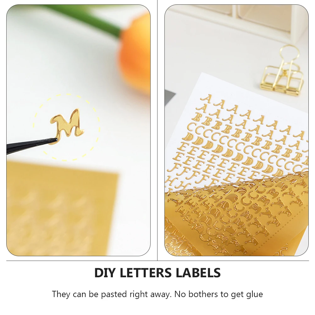 

7 Sheets PVC Alphabet Stickers Self Adhesive Letters DIY Craft Decor Black Travel Scrapbook Album Kids Supplies