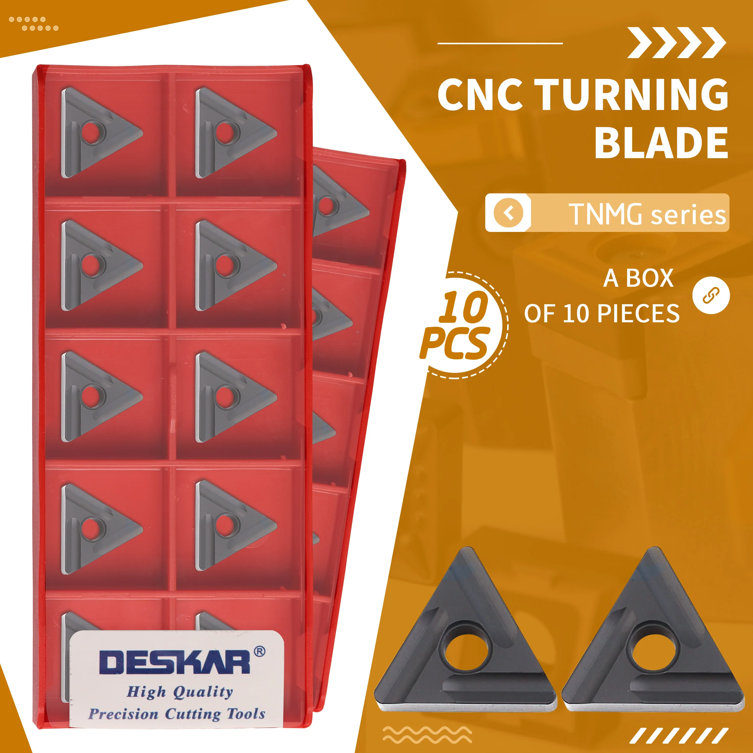 Inserti di tornitura del carburo degli utensili di tornitura di CNC degli inserti di tornitura di durezza di TNMG160408L-S LF9118 LF9118 per lavorazione dell'acciaio