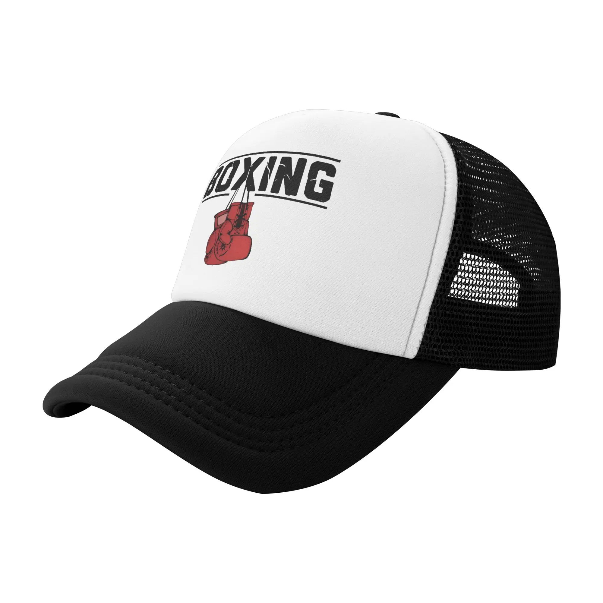 Boxing Trucker Hat Men Women Adjustable Unisex Boxer Fighter Life Baseball Cap Hip Hop Dad Hat