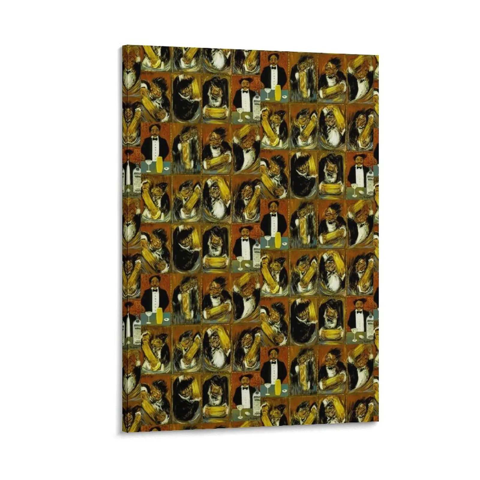 

Guy Buffet - Making Of A Great Martini Canvas Painting stickers & posters Wall paintings