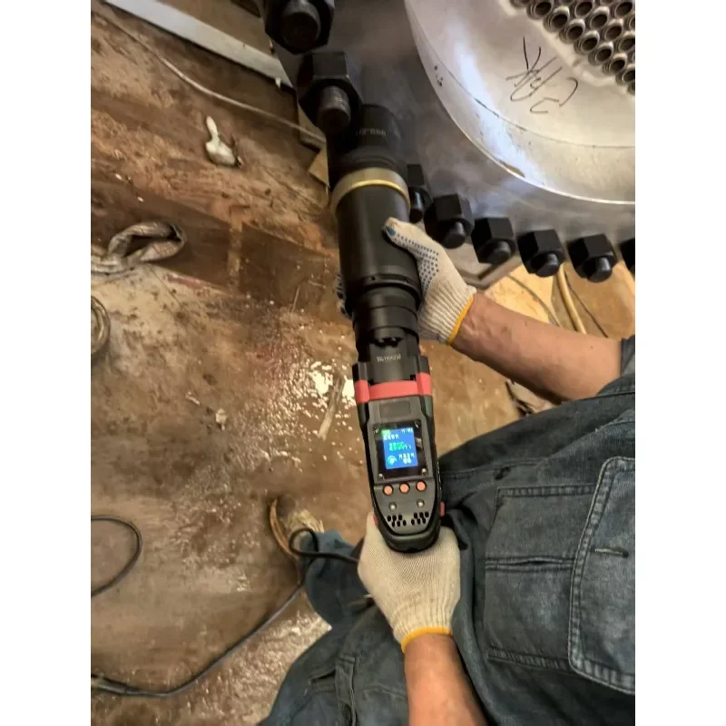 【الأكثر مبيعًا】شاشة رقمية - مفتاح عزم دوران كهربائي ليثيوم أيون لإصلاح الإطارات في صناعة السيارات والقطاع الميكانيكي، Bo