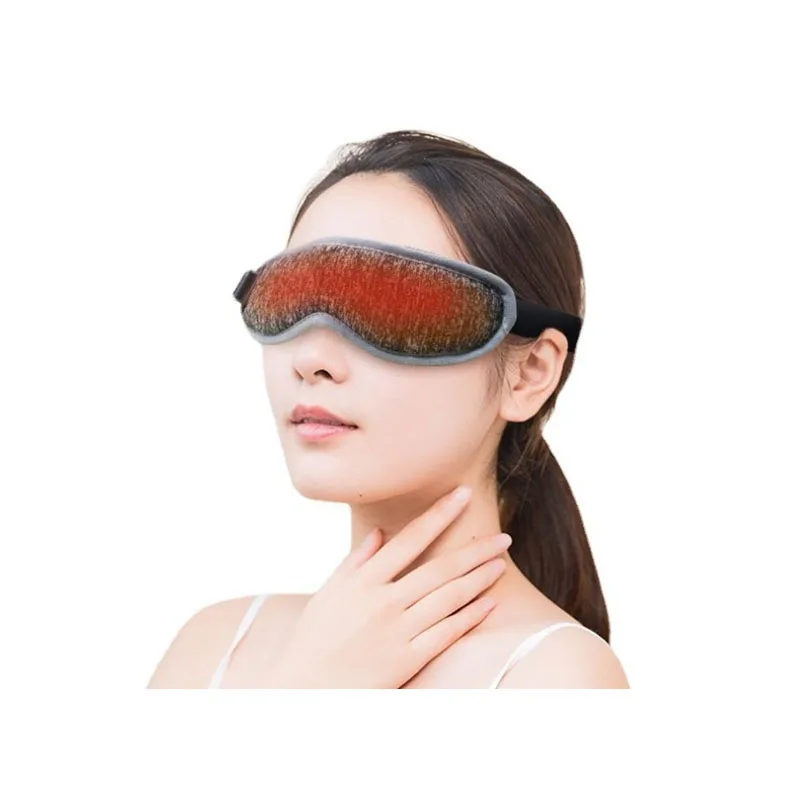 

Portable Heated Eye Mask High Quality Cotton Eyeshade Hot Compress Vibration Eye Device for Travel Relaxation Insomnia Dry Eyes