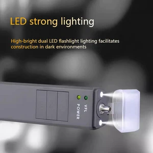 Free Shipping Failure Localizer GK-1-10-B VFL 10MW, fiber optic cable tester with Led Led Lithium battery 10 Main Sales Active Fiber Identifier - №8