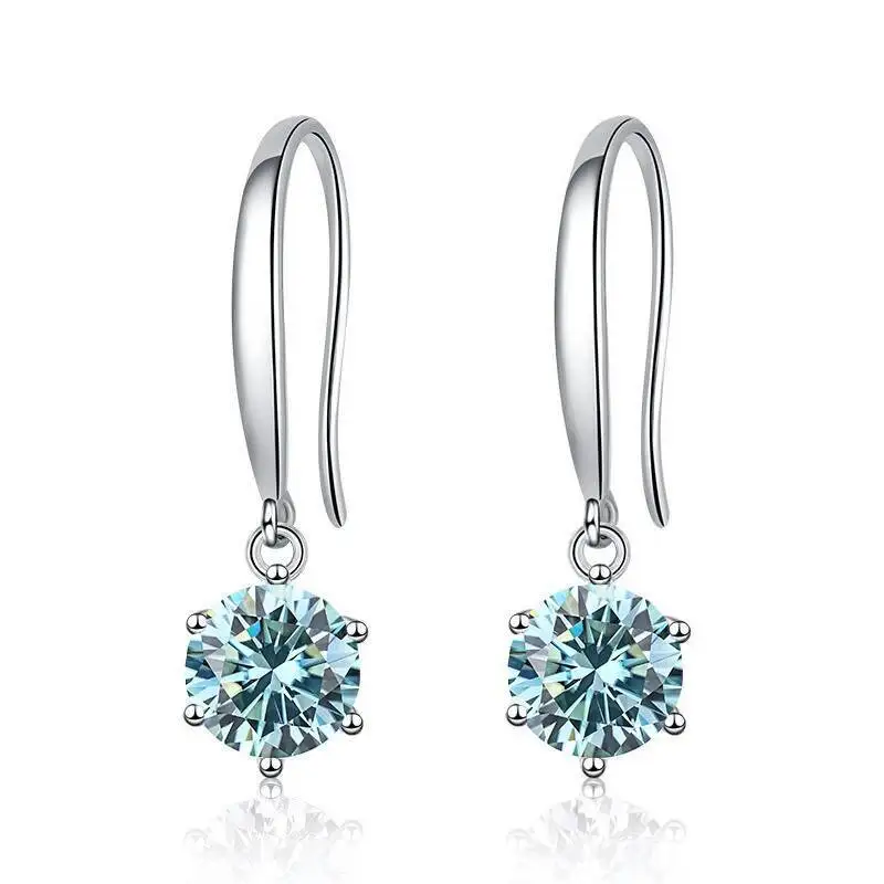 JoiasHome Tropfenohrringe aus 925er-Sterlingsilber, 0,5 Karat, funkelnder Moissanit, für Damen, klassischer edler Schmuck, besteht den Diamanttest – Detail 19