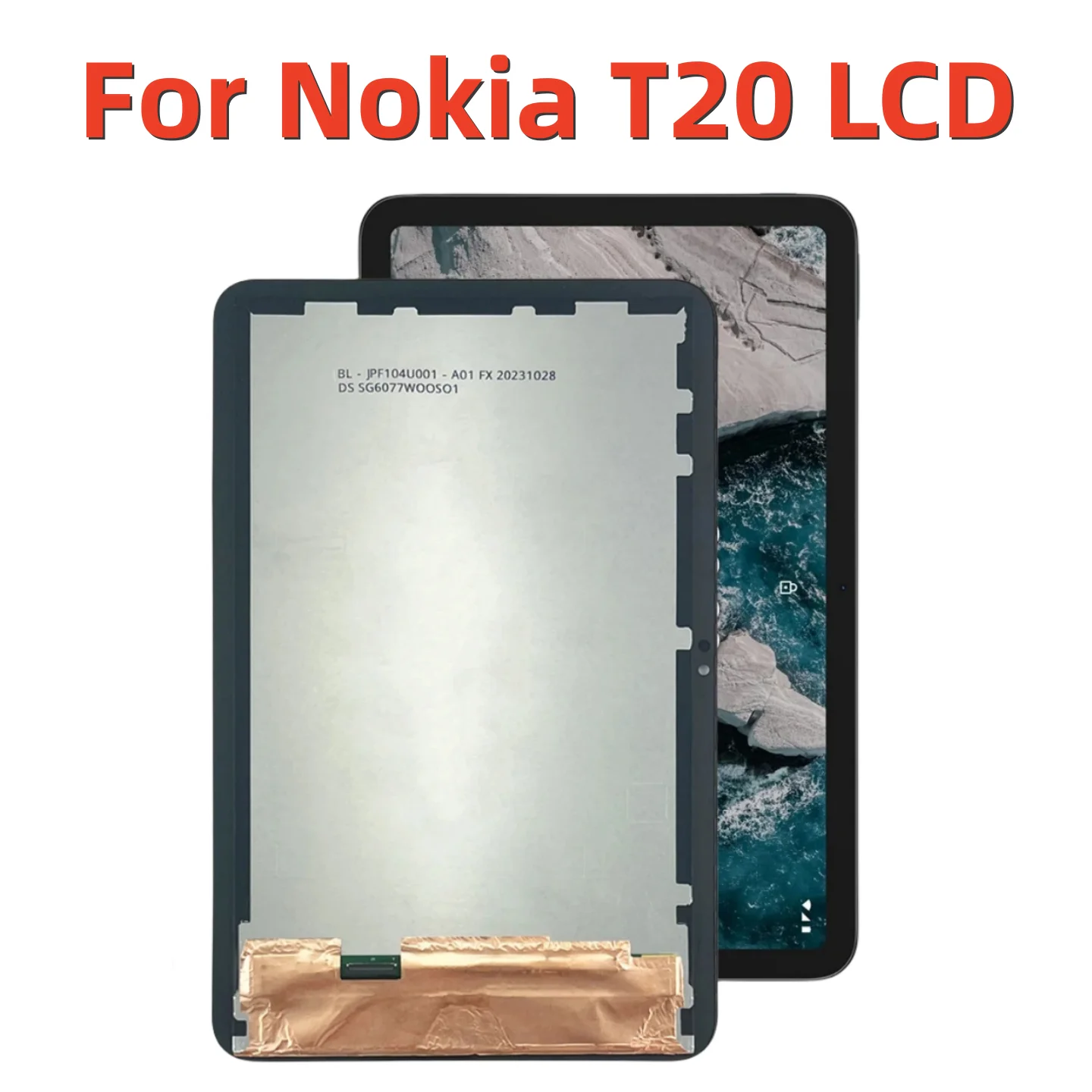 

10.4 Inch For Nokia T20 LCD Display Touch Screen Digitizer Assembly Replacement Parts For Nokia T20 TA-1397 TA-1394 TA-1392 LCD